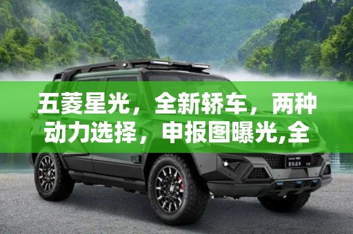 五菱星光，全新轿车，两种动力选择，申报图曝光,全新轿车/两种动力 曝五菱星光申报图