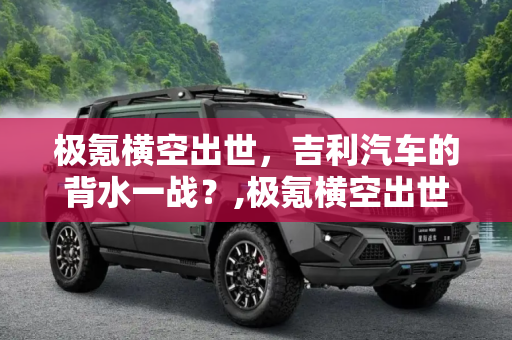 极氪横空出世，吉利汽车的背水一战？,极氪横空出世 吉利汽车终将背水一战？