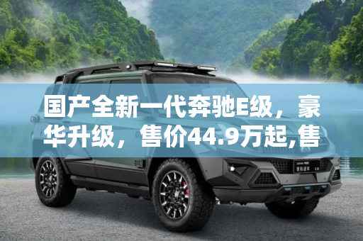 国产全新一代奔驰E级，豪华升级，售价44.9万起,售44.9万起 国产全新一代奔驰E级上市