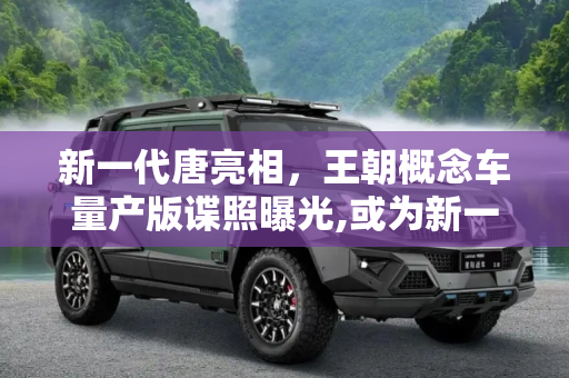新一代唐亮相，王朝概念车量产版谍照曝光,或为新一代唐 曝王朝概念车量产版谍照