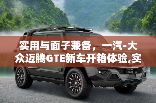 实用与面子兼备，一汽-大众迈腾GTE新车开箱体验,实用有面子 新车开箱一汽-大众迈腾GTE