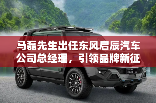 马磊先生出任东风启辰汽车公司总经理，引领品牌新征程,马磊先生出任东风启辰汽车公司总经理