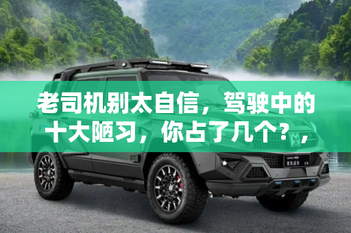 老司机别太自信，驾驶中的十大陋习，你占了几个？,老司机别自信 驾驶十大陋习你有几个？