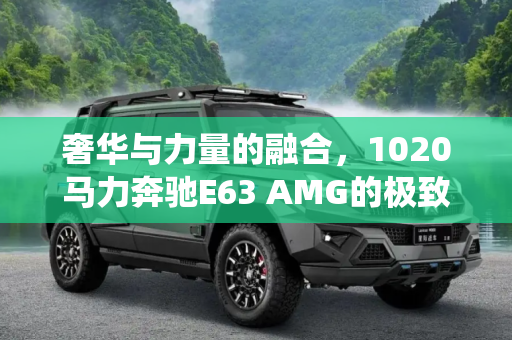 奢华与力量的融合，1020马力奔驰E63 AMG的极致演绎,奢华绅士的结合 改1020马力奔驰E63 AMG