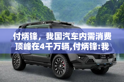 付炳锋，我国汽车内需消费顶峰在4千万辆,付炳锋:我国汽车内需消费顶峰在4千万辆
