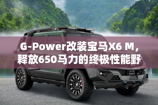 G-Power改装宝马X6 M，释放650马力的终极性能野兽,最大功率650马力 G-Power改装宝马X6 M