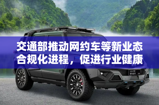 交通部推动网约车等新业态合规化进程，促进行业健康发展,交通部：加快网约车等新业态合规化进程