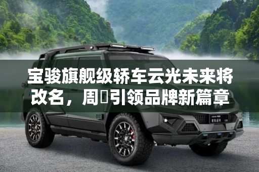 宝骏旗舰级轿车云光未来将改名，周钘引领品牌新篇章,周钘：宝骏旗舰级轿车云光未来将改名