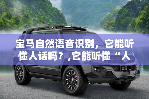 宝马自然语音识别，它能听懂人话吗？,它能听懂“人话”？试宝马自然语音识别
