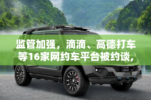 监管加强，滴滴、高德打车等16家网约车平台被约谈,滴滴、高德打车等16家网约车平台被约谈