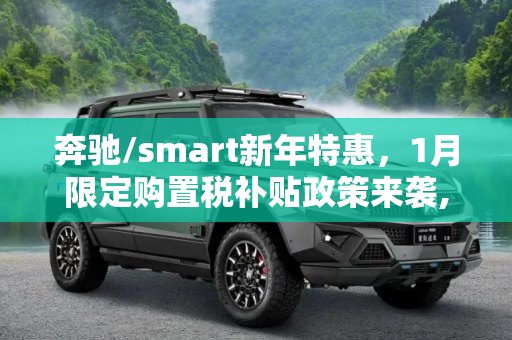 奔驰/smart新年特惠，1月限定购置税补贴政策来袭,仅限1月 奔驰/smart推出购置税补贴政策