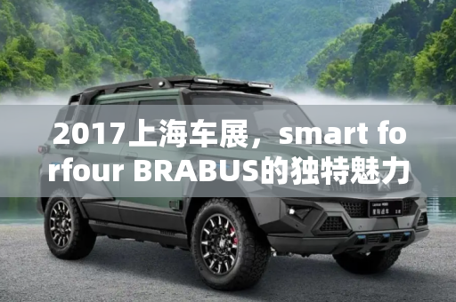 2017上海车展，smart forfour BRABUS的独特魅力,2017上海车展：smart forfour BRABUS