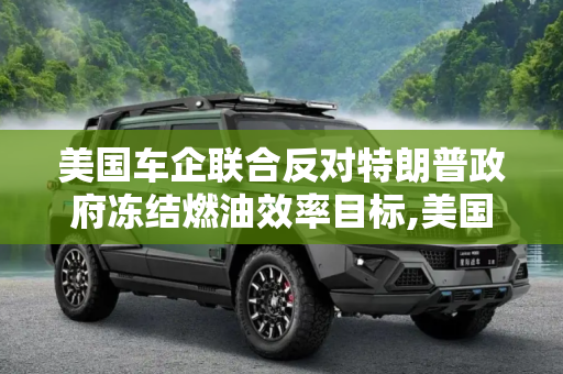 美国车企联合反对特朗普政府冻结燃油效率目标,美国车企反对特朗普冻结燃油效率目标