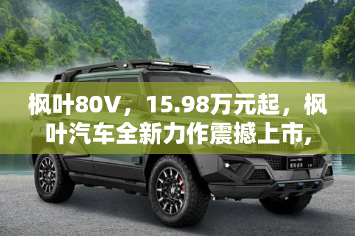 枫叶80V，15.98万元起，枫叶汽车全新力作震撼上市,售价15.98万元起 枫叶汽车枫叶80V上市