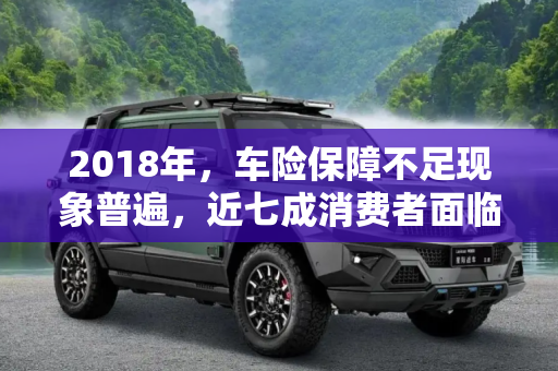2018年，车险保障不足现象普遍，近七成消费者面临风险,2018年近七成消费者车险保障程度不足