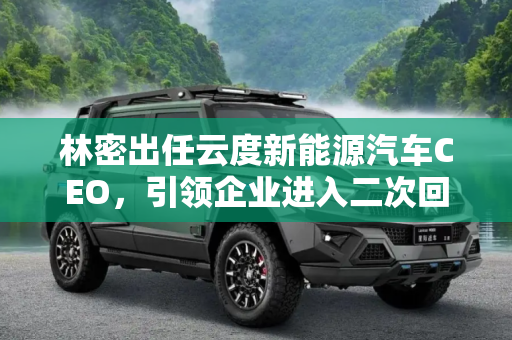 林密出任云度新能源汽车CEO，引领企业进入二次回归新阶段,二次回归 林密出任云度新能源汽车CEO
