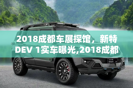 2018成都车展探馆，新特DEV 1实车曝光,2018成都车展探馆：新特DEV 1实车曝光