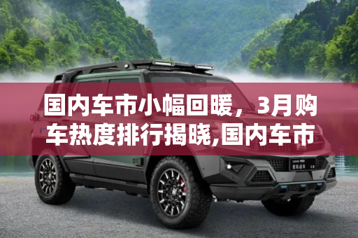 国内车市小幅回暖，3月购车热度排行揭晓,国内车市小幅回暖 3月购车热度排行
