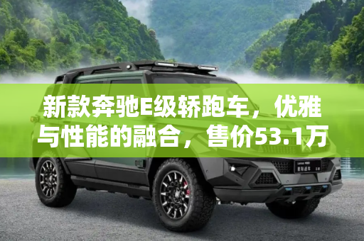 新款奔驰E级轿跑车，优雅与性能的融合，售价53.1万元起,售53.1万元起 新款奔驰E级轿跑车上市