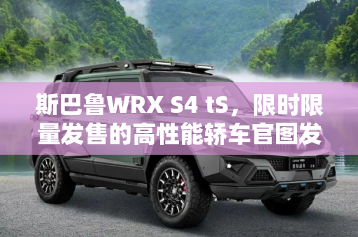 斯巴鲁WRX S4 tS，限时限量发售的高性能轿车官图发布,限时限量发售 斯巴鲁WRX S4 tS官图发布
