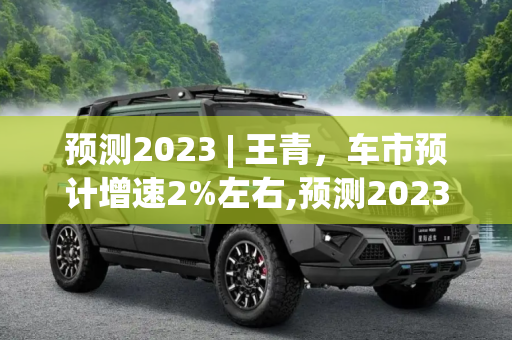 预测2023 | 王青，车市预计增速2%左右,预测2023 | 王青：车市预计增速2%左右