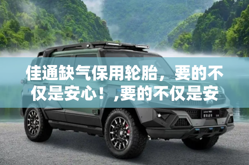 佳通缺气保用轮胎，要的不仅是安心！,要的不仅是安心！佳通缺气保用轮胎体验