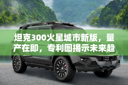 坦克300火星城市新版，量产在即，专利图揭示未来趋势,要量产了？坦克300火星城市新版专利图