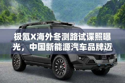 极氪X海外冬测路试谍照曝光，中国新能源汽车品牌迈向欧洲市场,推向欧洲 极氪X海外冬测路试谍照曝光