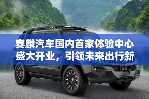 赛麟汽车国内首家体验中心盛大开业，引领未来出行新风尚,国内首家体验中心开业等 赛麟最新消息