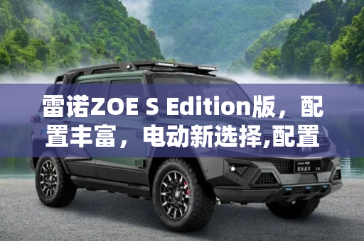 雷诺ZOE S Edition版，配置丰富，电动新选择,配置丰富 雷诺ZOE增加S Edition版车型