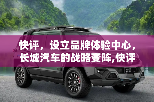 快评，设立品牌体验中心，长城汽车的战略变阵,快评：设立品牌体验中心 长城开始变阵