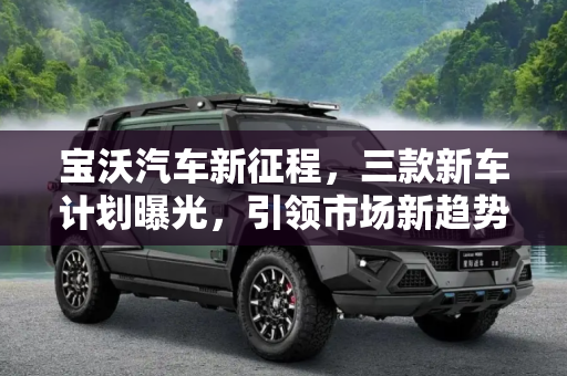宝沃汽车新征程，三款新车计划曝光，引领市场新趋势,将推三款新车 曝宝沃汽车最新新车计划