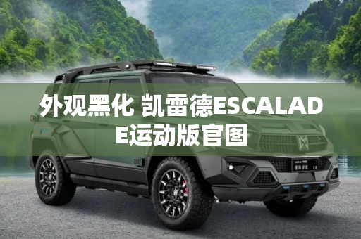 外观黑化 凯雷德ESCALADE运动版官图