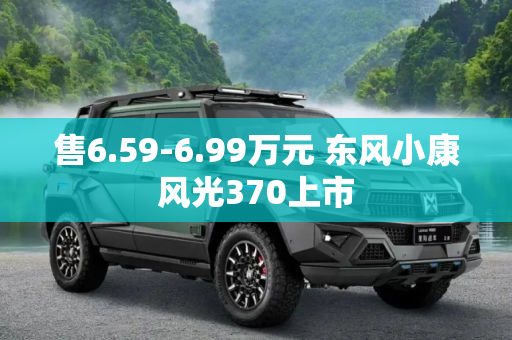 售6.59-6.99万元 东风小康风光370上市