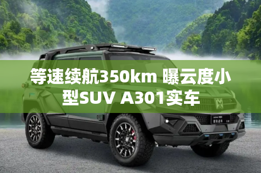 等速续航350km 曝云度小型SUV A301实车