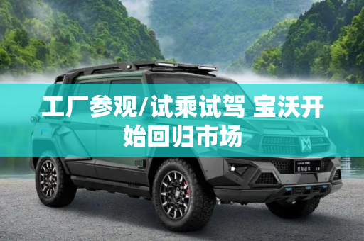 工厂参观/试乘试驾 宝沃开始回归市场