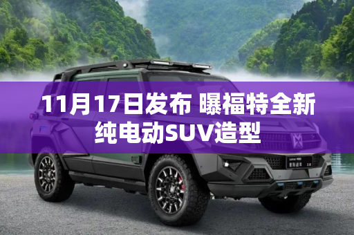 11月17日发布 曝福特全新纯电动SUV造型