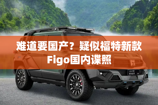 难道要国产？疑似福特新款Figo国内谍照