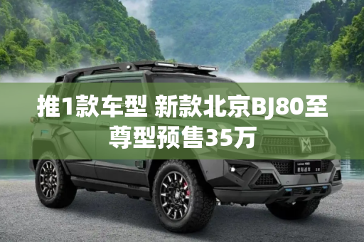 推1款车型 新款北京BJ80至尊型预售35万