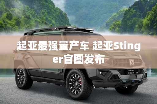 起亚最强量产车 起亚Stinger官图发布