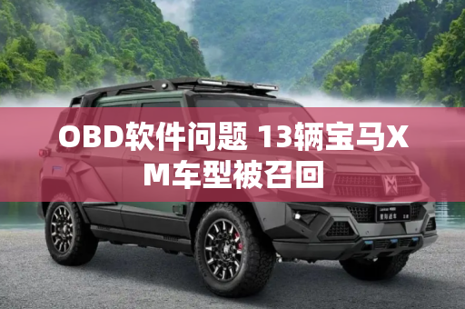 OBD软件问题 13辆宝马XM车型被召回