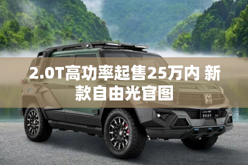 2.0T高功率起售25万内 新款自由光官图
