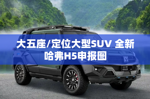 大五座/定位大型SUV 全新哈弗H5申报图