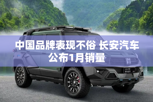 中国品牌表现不俗 长安汽车公布1月销量