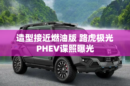 造型接近燃油版 路虎极光PHEV谍照曝光