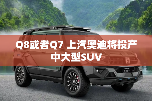 Q8或者Q7 上汽奥迪将投产中大型SUV