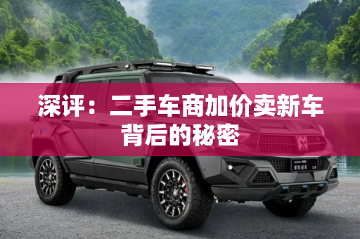 深评：二手车商加价卖新车背后的秘密