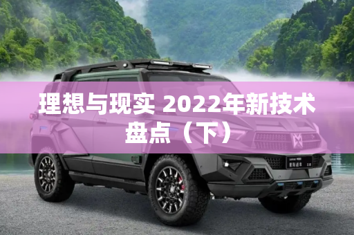 理想与现实 2022年新技术盘点（下）