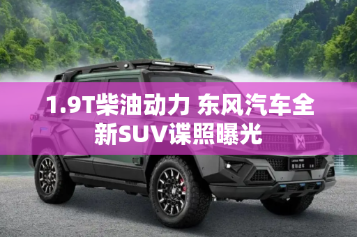 1.9T柴油动力 东风汽车全新SUV谍照曝光