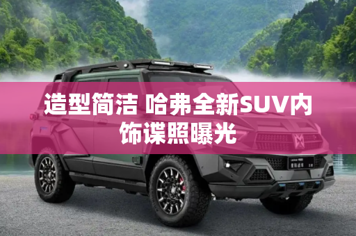 造型简洁 哈弗全新SUV内饰谍照曝光